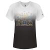 Women's V-Neck Ombre T-Shirt Thumbnail