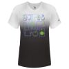 Women's V-Neck Ombre T-Shirt Thumbnail